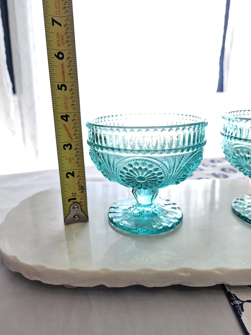 The Pioneer Woman Adeline Turquoise Footed Sundae Cups Set Of 2